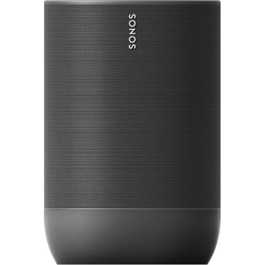 Sonos - Move Smart Portable Wi-Fi and Bluetooth Speaker with Alexa and Google Assistant - Black