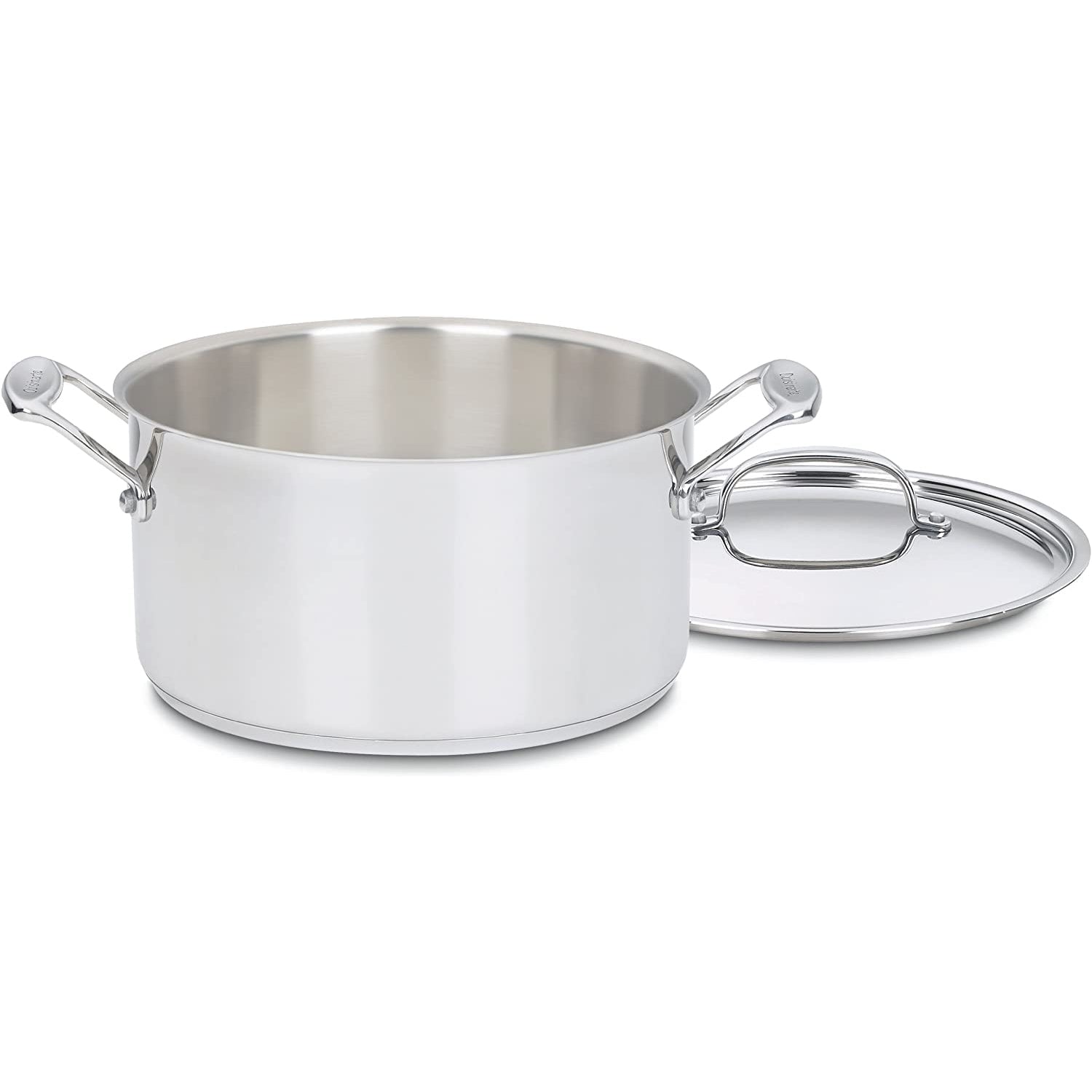 Cuisinart 419-18P 2-Quart Pour Saucepan with Cover Contour Cookware,  Stainless Steel