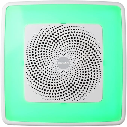 Broan® 110 CFM, 1.5 Sones ChromaComfort™ w/ Sensonic™ Bluetooth® Speaker