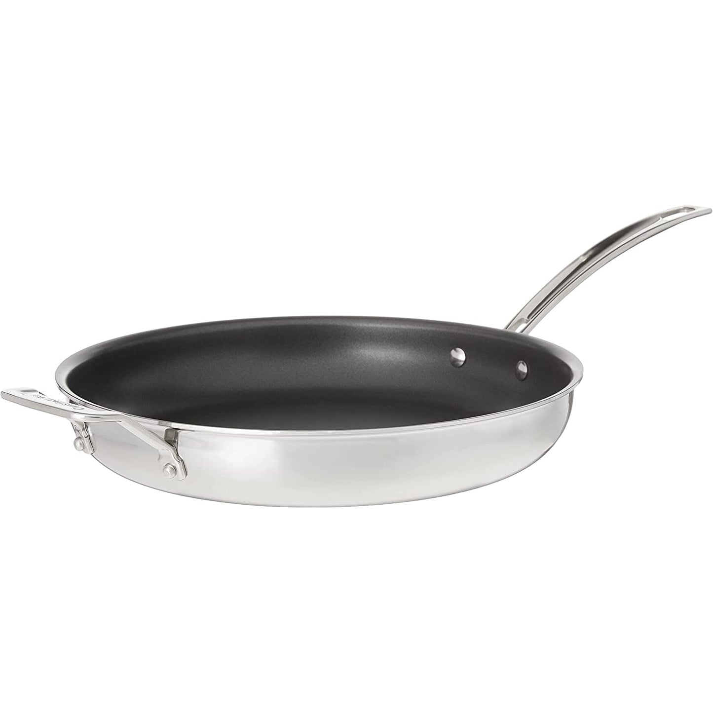 Cuisinart MultiClad Pro 12" w/Helper Handle Skillet, Inch, Non Stick Stainless Steel