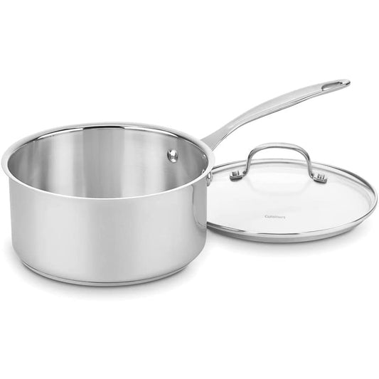 Cuisinart 7193-20 3-Quart Chef's-Classic-Stainless-Cookware-Collection, Saucepan w/Cover