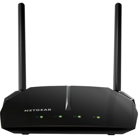 NETGEAR - AC1000 Dual-Band Wi-Fi 5 Router - Black