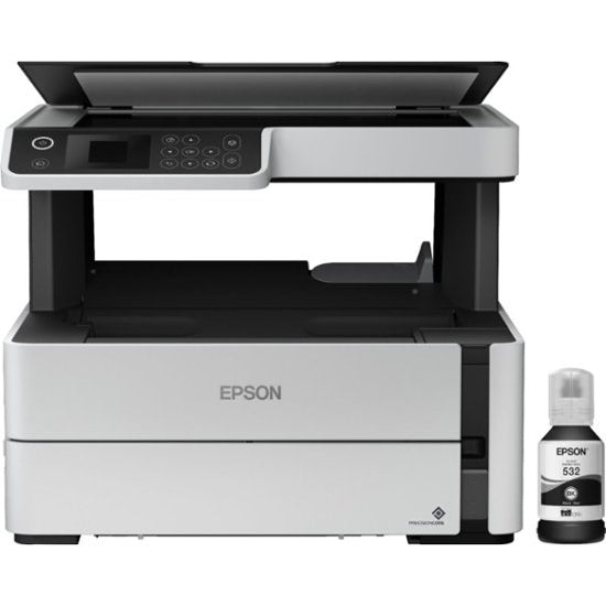 Epson - EcoTank ET-M2170 Wireless Monochrome All-in-One SuperTank Printer - White