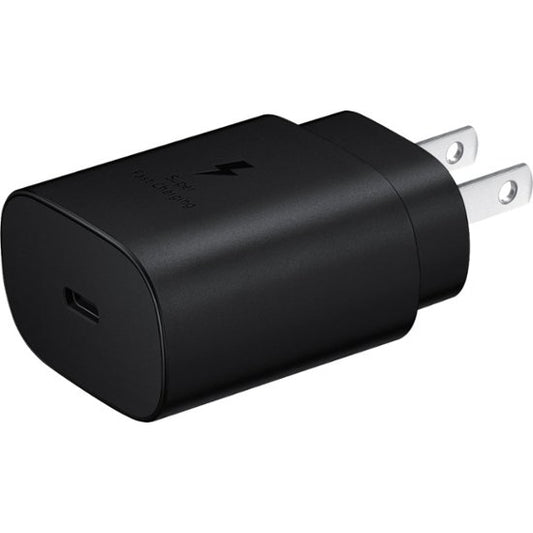 Samsung - Super Fast Charging 25W USB Type-C Wall Charger - Black