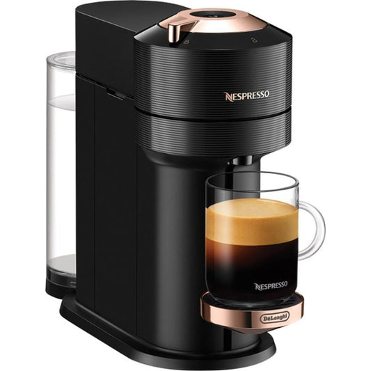 Nespresso Vertuo Next Premium Coffee and Espresso Maker by De'Longhi, Black Rose Gold - Black Rose Gold