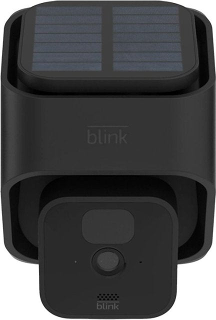 Blink - Outdoor Add-On Camera + Solar Panel Charging Mount - 1 Camera Kit, wireless, HD smart security camera, solar-powered