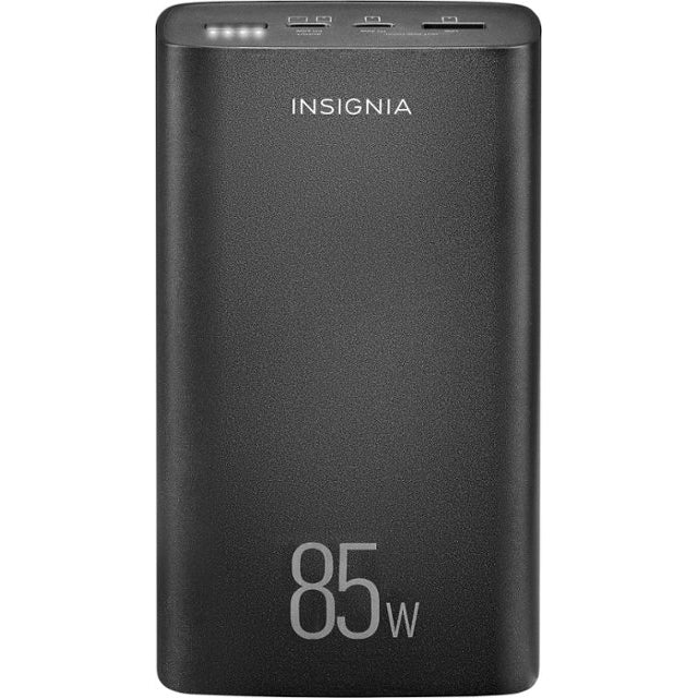 Insignia™ - 26,800mAh Portable Charger for Laptops and Most USB Devices - Black