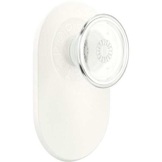 PopSockets - PopGrip for MagSafe Devices - White and Clear