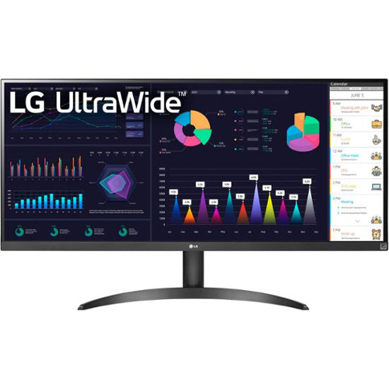 LG - 34" UltraWide Full HD IPS Monitor with VESA Display HDR 400 and AMD FreeSync - Black