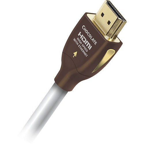 AudioQuest - Chocolate 16.5' 4K Ultra HD In-Wall HDMI Cable - Brown